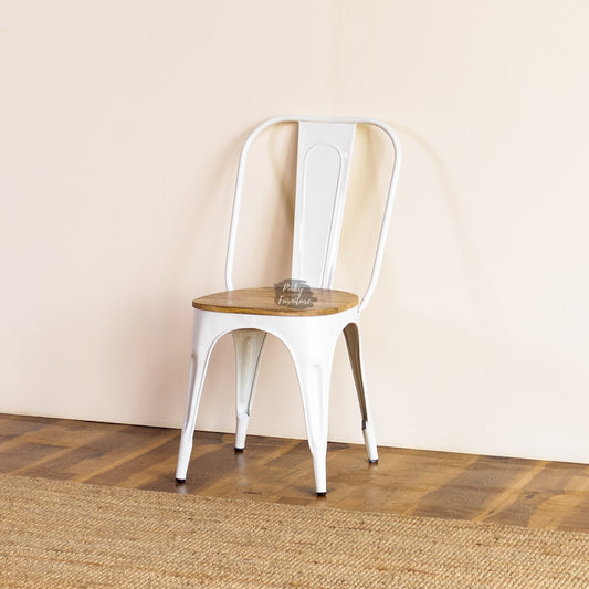 Dining Chair Iron and Wood Design