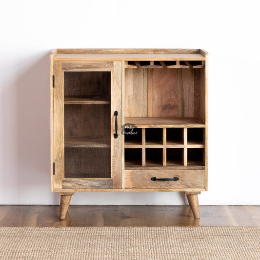 Wine Cabinet Glass Door Design
