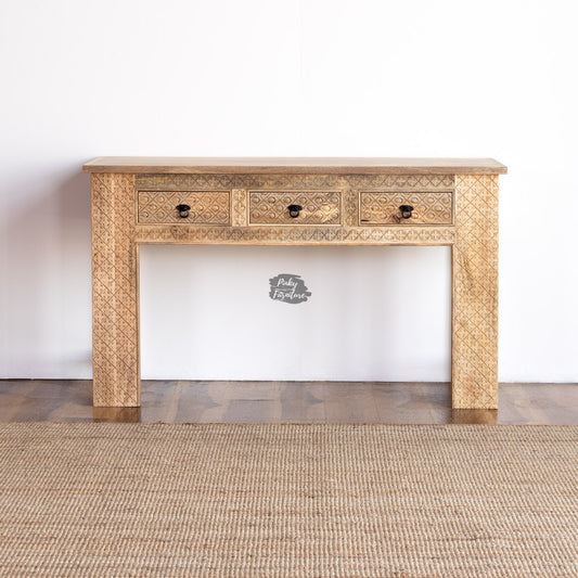 Console Table Carved