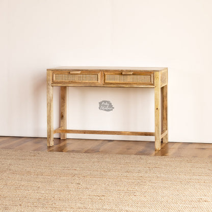 Console Rattan Two Draw