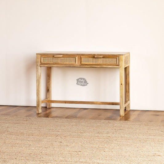 Console Rattan Two Draw