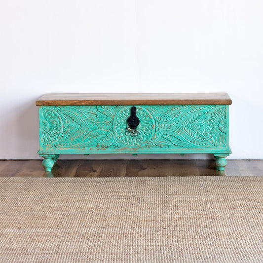 Storage Chest with Carving