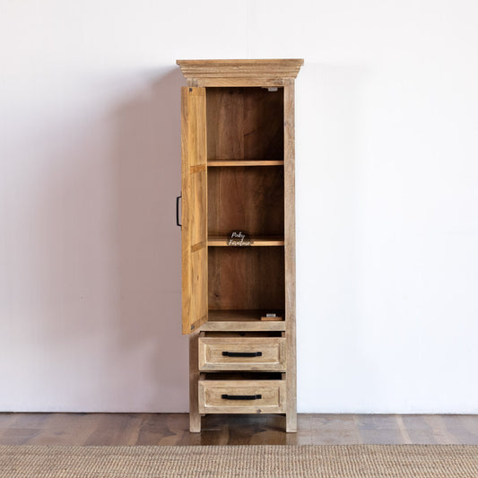 Cupboard Carved Narrow - AB24DC-1-16