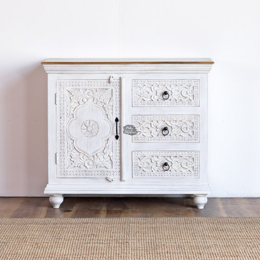 Sideboard Carved 1 Door 3 Draw