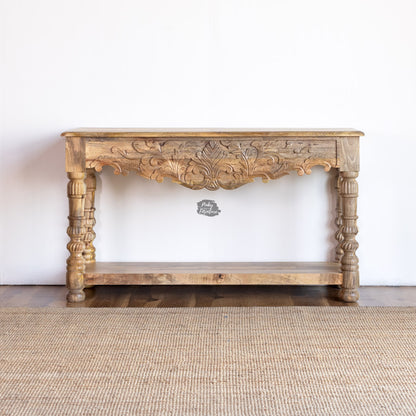 Console Table Carved
